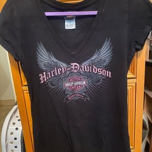 Harley Davidson V-neck Tee